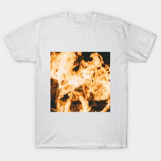 SCENERY 100 - Burning Flame Fire Smoke Heat T-Shirt